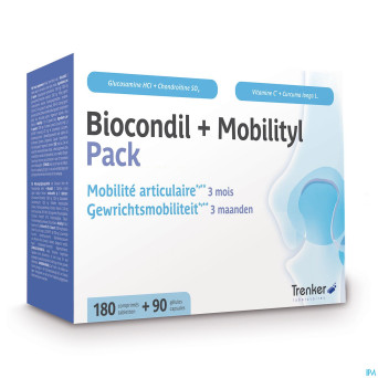 Biocondil comp 180+mobilityl caps 90 rempl.3304599