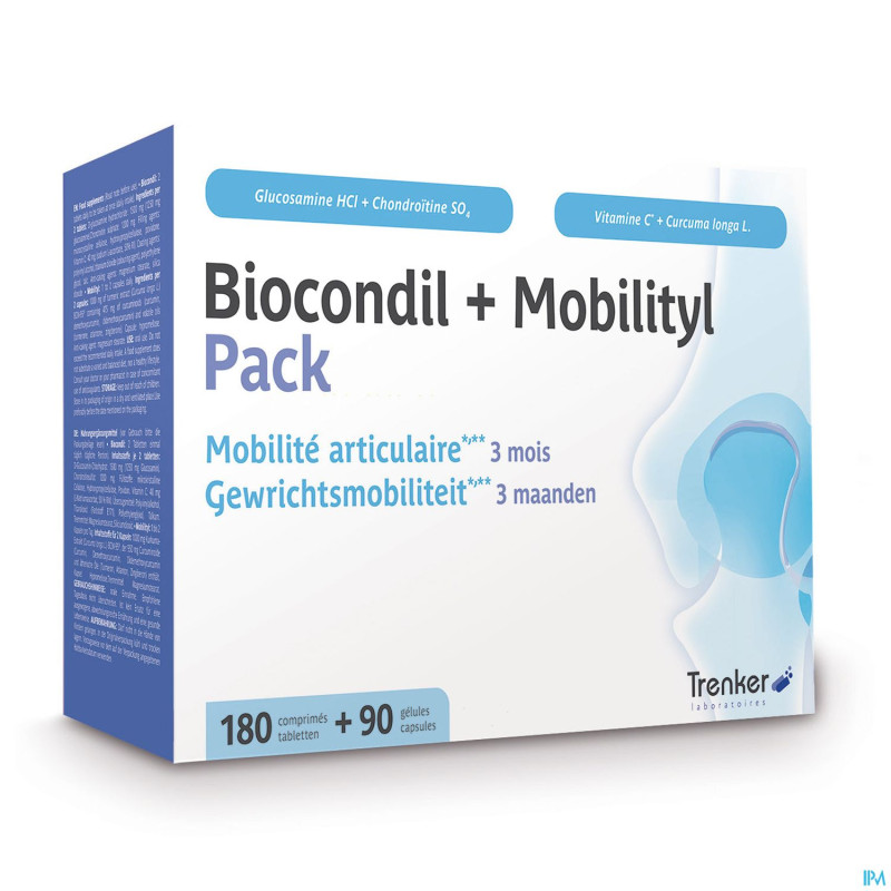 Biocondil comp 180+mobilityl caps 90 rempl.3304599