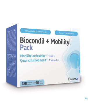 Biocondil comp 180+mobilityl caps 90 rempl.3304599