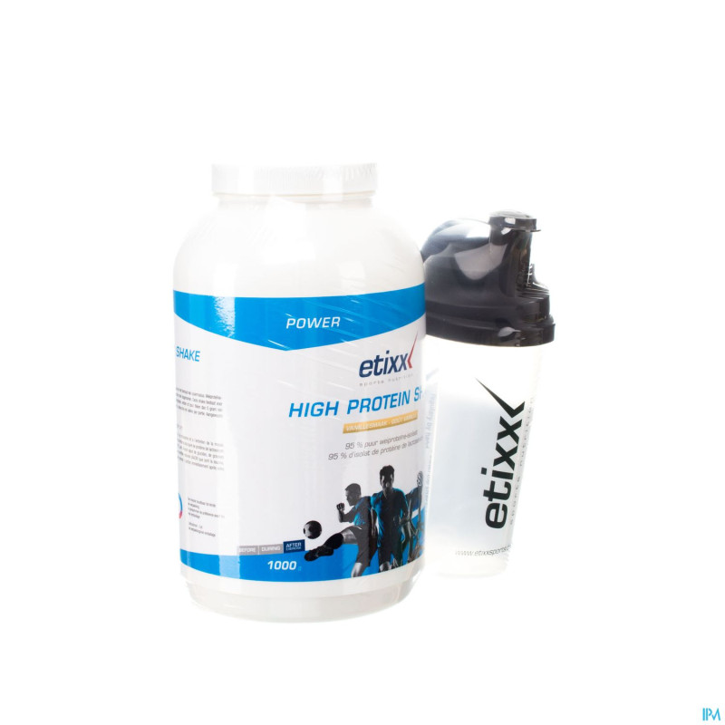 Etixx high protein shake 1kg + shaker