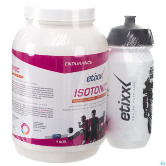 Etixx isotonic powder pasteque 1kg + gourde