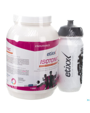Etixx isotonic powder pasteque 1kg + gourde