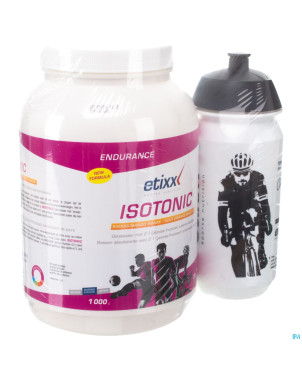 Etixx isotonic powder orange 1kg + gourde