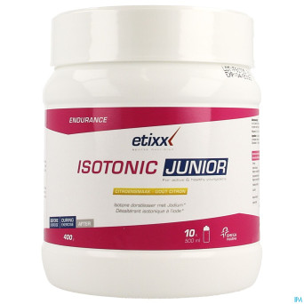 Etixx isotonic powder junior lemon    400g