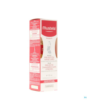 Mustela mat coffret huile vergetures 2x105ml promo