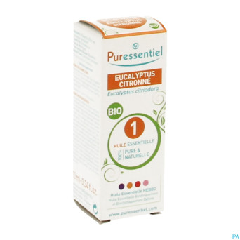 Puressentiel he eucalyptus citron bio 10ml