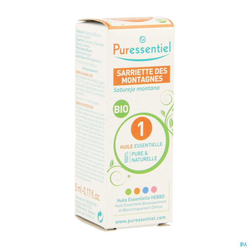 Puressentiel he sarriette montagne bio 5ml
