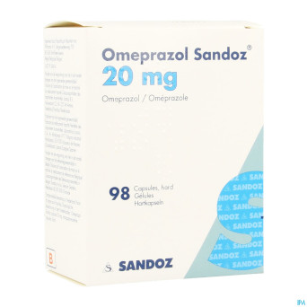 Omeprazol sandoz 20 mg pi pharma caps 98x20mg pip