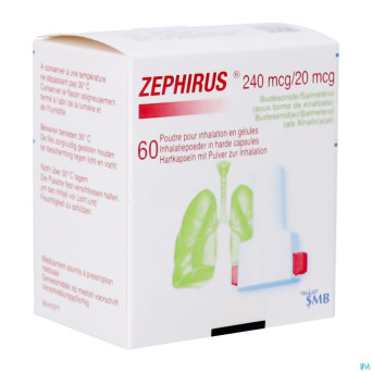 Zephirus 240mcg/20mcg pdr inhal. 60 gel + 1 inhal.
