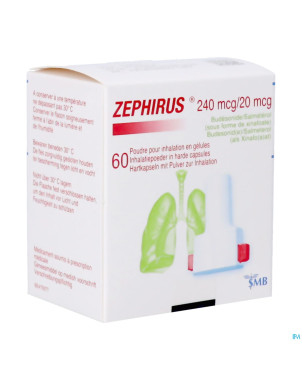 Zephirus 240mcg/20mcg pdr inhal. 60 gel + 1 inhal.