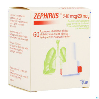 Zephirus 240mcg/20mcg pdr inhal. 60 gel + 1 inhal.