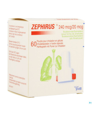 Zephirus 240mcg/20mcg pdr inhal. 60 gel + 1 inhal.