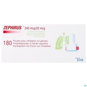 Zephirus 240mcg/20mcg pdr inhal.180 gel + 1 inhal.