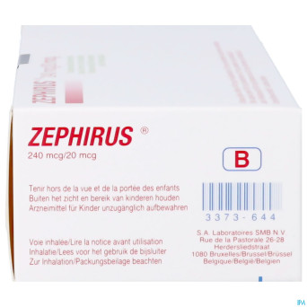 Zephirus 240mcg/20mcg pdr inhal.180 gel + 1 inhal.