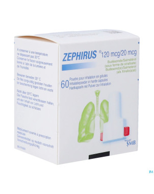 Zephirus 120mcg/20mcg pdr inhal. 60 gel + 1 inhal.