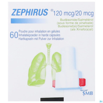 Zephirus 120mcg/20mcg pdr inhal. 60 gel + 1 inhal.