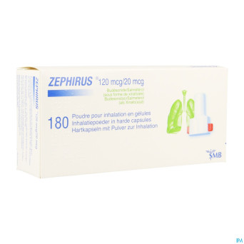 Zephirus 120mcg/20mcg pdr inhal.180 gel + 1 inhal.