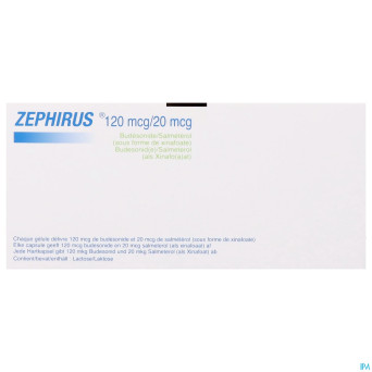 Zephirus 120mcg/20mcg pdr inhal.180 gel + 1 inhal.