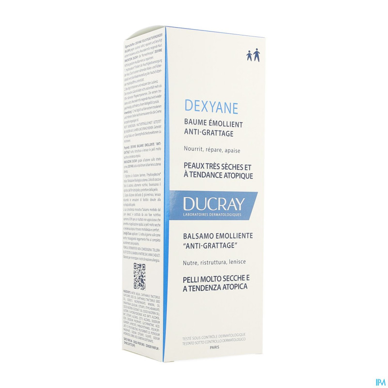 Ducray dexyane baume emollient a/grattage    200ml