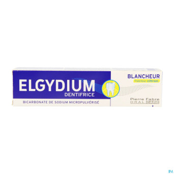 Elgydium dentifrice blancheur citron 75ml