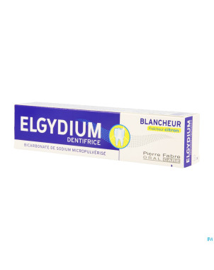 Elgydium dentifrice blancheur citron 75ml