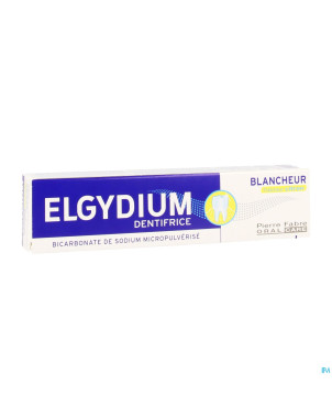 Elgydium dentifrice blancheur citron 75ml