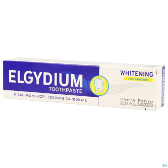 Elgydium dentifrice blancheur citron 75ml
