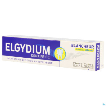 Elgydium dentifrice blancheur citron 75ml