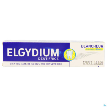 Elgydium dentifrice blancheur citron 75ml