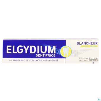 Elgydium dentifrice blancheur citron 75ml