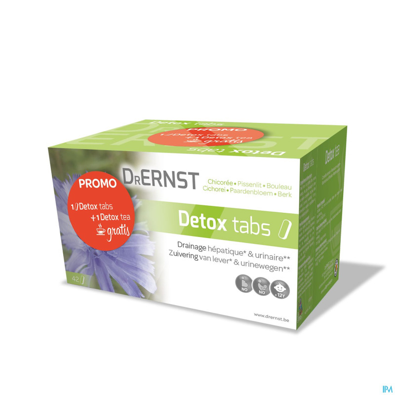 Dr ernst detox tabs promopack comp 42 + inf 20
