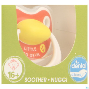 Bibi sucette hp dental red devil/team belgium +16m
