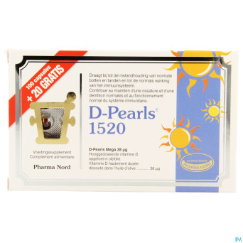 D-pearls 1520    caps 100+20 promo