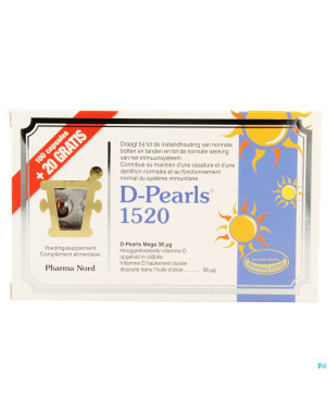 D-pearls 1520    caps 100+20 promo