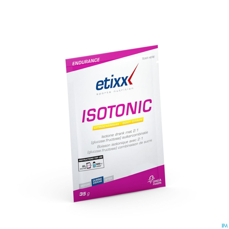 Etixx isotonic powder lemon  1x35g