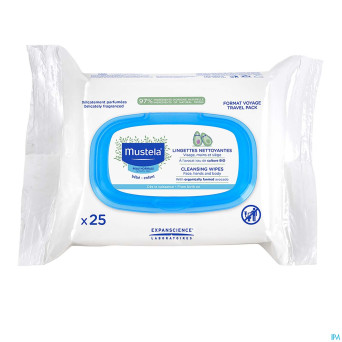 Mustela pn lingettes visage    25