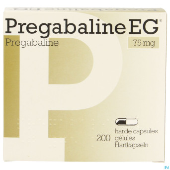 Pregabaline eg  75mg caps dur    pot 200 x  75mg