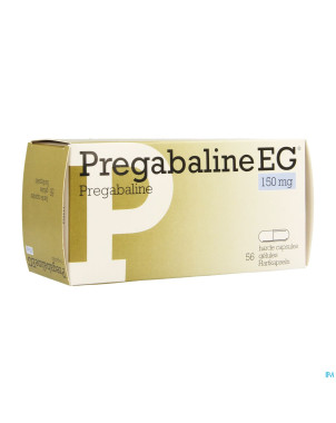 Pregabaline eg 150mg caps dur  blister  56 x 150mg