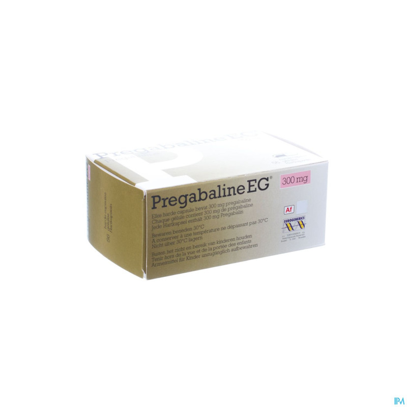 Pregabaline eg 300mg caps dur  blister  56 x 300mg
