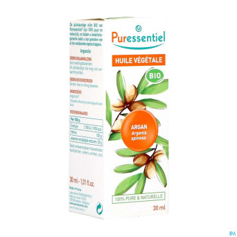 Puressentiel huile vegetale bio argan    30ml