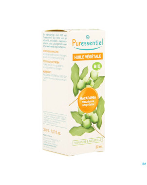 Puressentiel huile vegetale bio macadamia    30ml