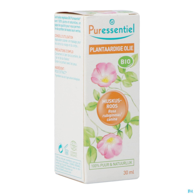 Puressentiel huile vege.bio rose musquee  30ml-50%
