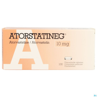 Atorstatineg 10mg impexeco comp 100 x 10mg pip