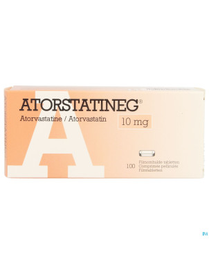 Atorstatineg 10mg impexeco comp 100 x 10mg pip