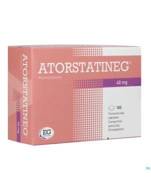 Atorstatineg 40mg impexeco comp 100 x 40mg pip