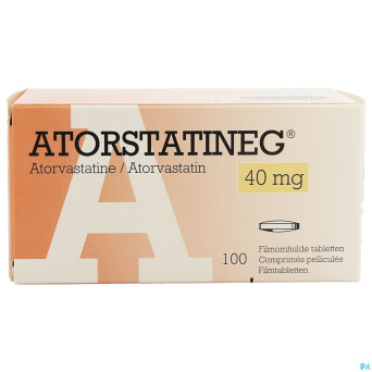 Atorstatineg 40mg impexeco comp 100 x 40mg pip