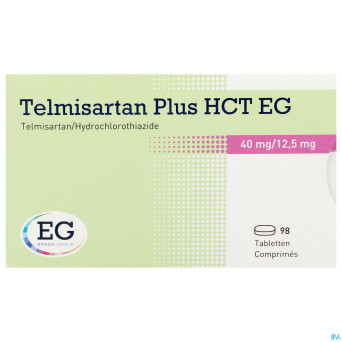 Telmisartan plus hct eg 40mg/12,5 mg tabl  98