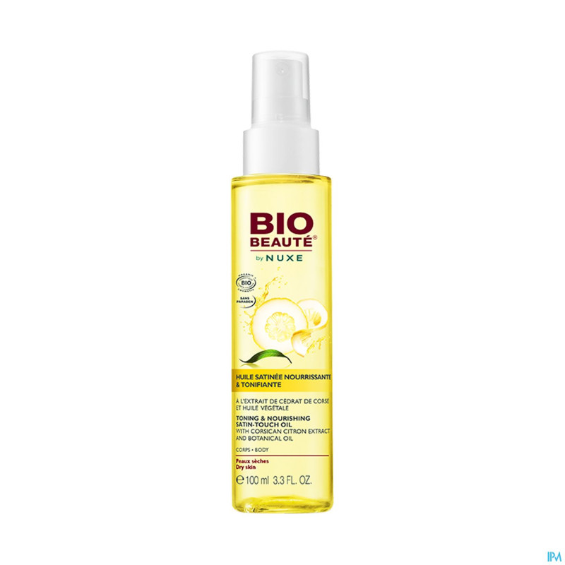 Bio beaute body huile sec satin nouris.tonif.100ml