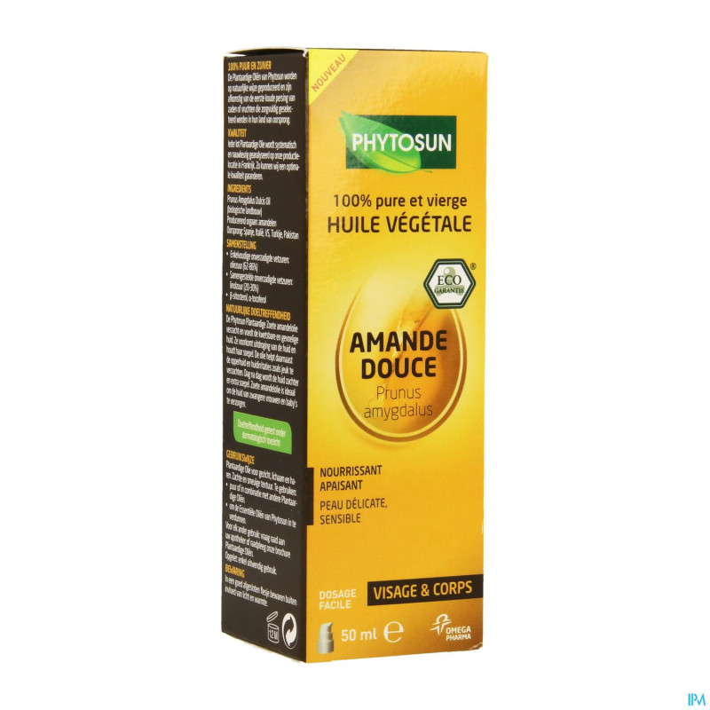 Phytosun p.o. amande douce bio 50ml be2