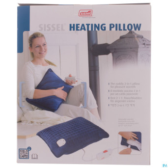 Sissel heating pillow cosy fleece bleu